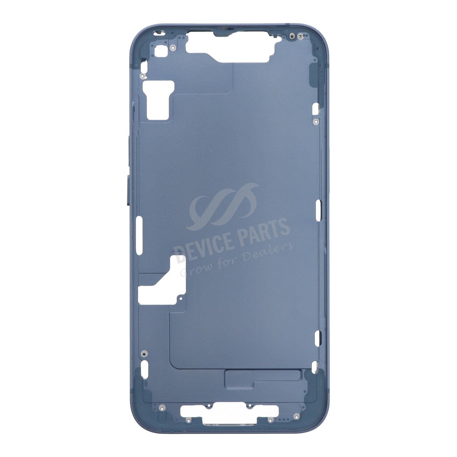 as135374_2312136777_1.jpg Middle Frame with Side Buttons + SIM Card Tray for iPhone 14 A2882/A2881/A2884/A2883 European Version Blue HQ - Image 1