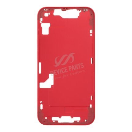 Middle Frame with Side Buttons + SIM Card Tray for iPhone 14 A2882/A2881/A2884/A2883 European Version Red HQ