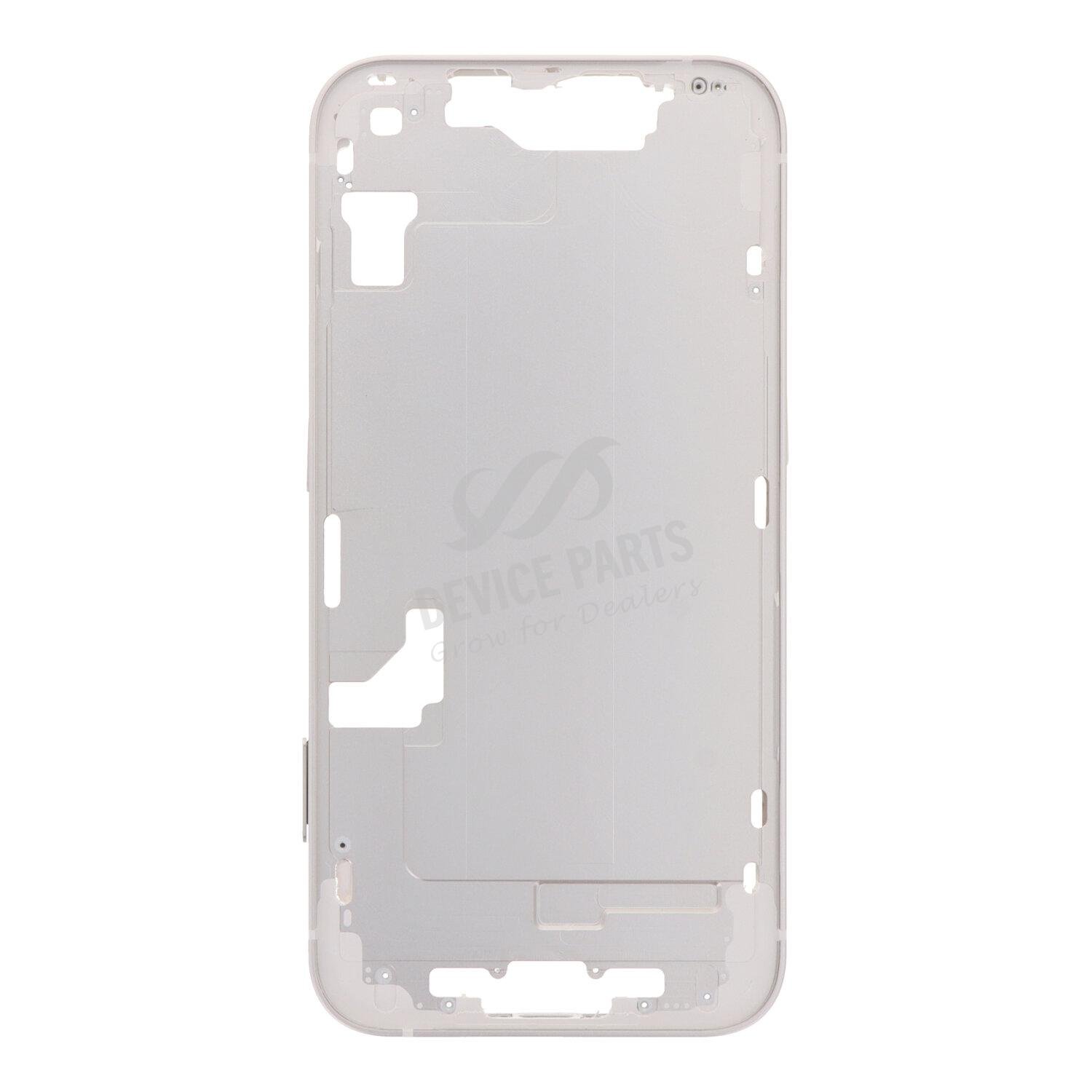 as135376_2312132963_1.jpg Middle Frame with Side Buttons + SIM Card Tray for iPhone 14 A2882/A2881/A2884/A2883 European Version Starlight HQ - Image 1