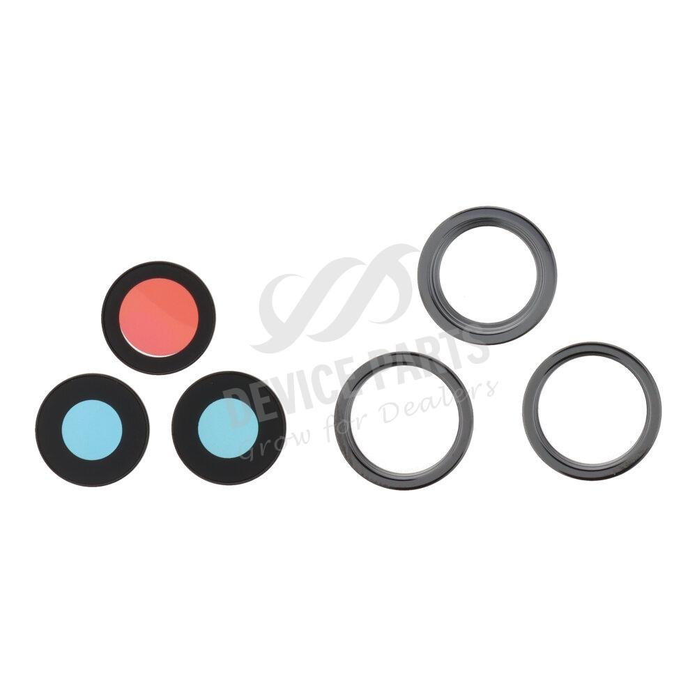 as135548_2312139008_1.jpg Back Camera Lens and Bezel for iPhone 12 Pro Black HQ 6pcs in one set - Image 1