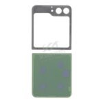 Top and Bottom Battery Door with Adhesive for Samsung Galaxy Z Flip5 F731 Yellow Ori 2pcs in one set - Image 2