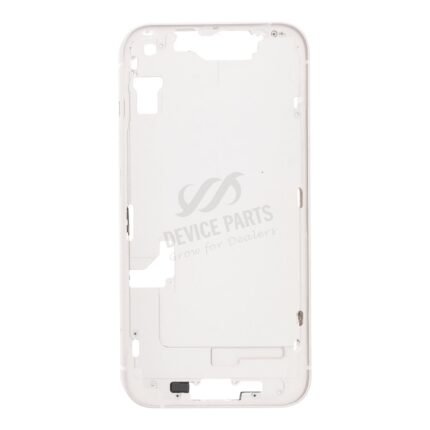 Middle Frame with Side Key+Side Rails+Card Tray+Speaker Anti-Dust Mesh for iPhone 14 European Version Starlight OEM