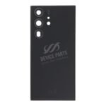 Battery Door + Battery Door Adhesive + Back Camera Lens and Bezel for Samsung Galaxy S23 Ultra Phantom Black Ori