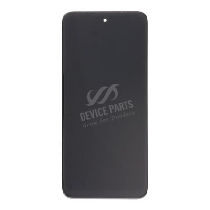 Screen Replacement With Frame for Motorola Moto G 2023 Black Ori(Third Party Glued)