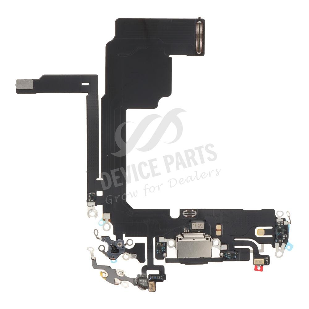 as136312_2505061342_1.jpg Charging Port Flex Cable for iPhone 15 Pro Black Titanium OEM - Image 1