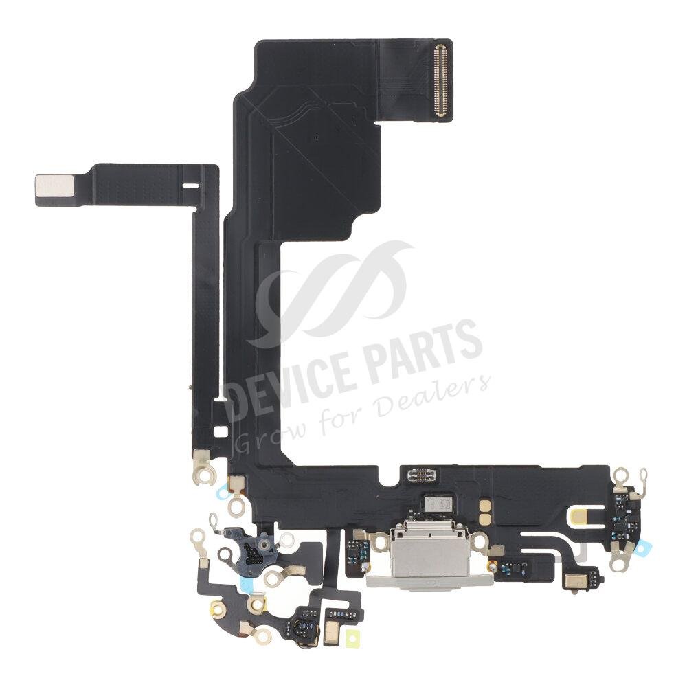 as136315_2404177288_1.jpg Charging Port Flex Cable for iPhone 15 Pro Natural Titanium OEM - Image 1