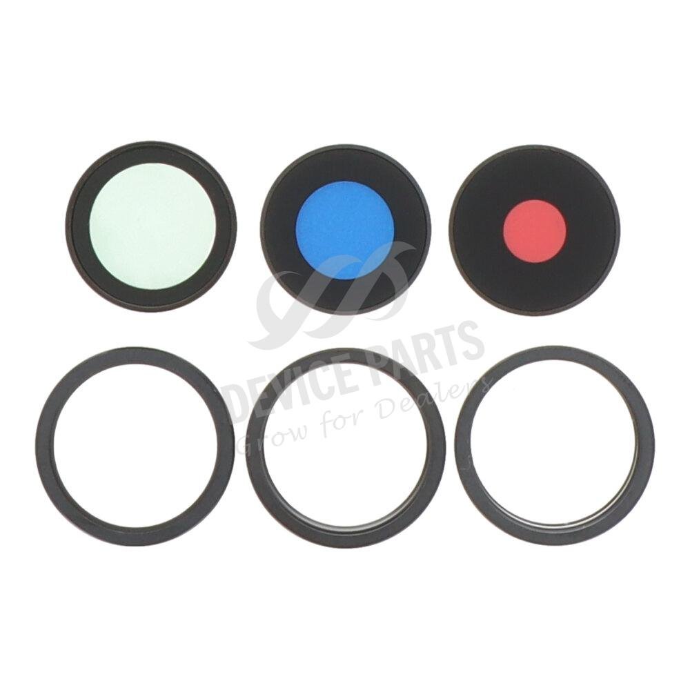 as136316_2312235020_1.jpg Back Camera Lens and Bezel for iPhone 15 Pro Black Titanium HQ 3pcs in one set - Image 1