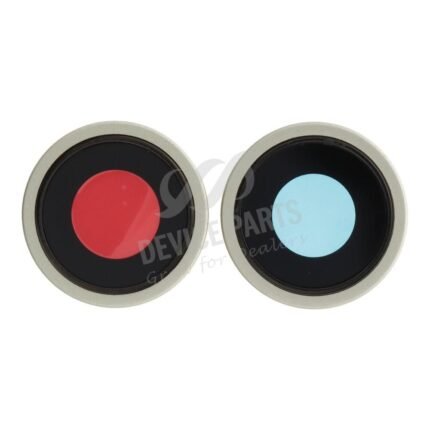 Back Camera Lens and Bezel for iPhone 15/15 Plus Yellow HQ 2pcs in one set
