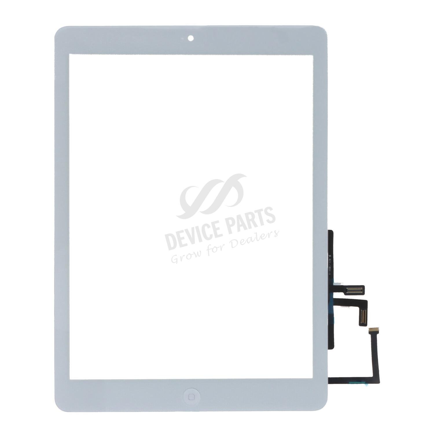 as136884_2401099441_1.jpg Touch Screen with Home Button Flex Cable for iPad Air White Ori - Image 1