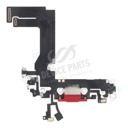 Charging Port Flex Cable for iPhone 13 Mini 5.4" Red without Logo HQ