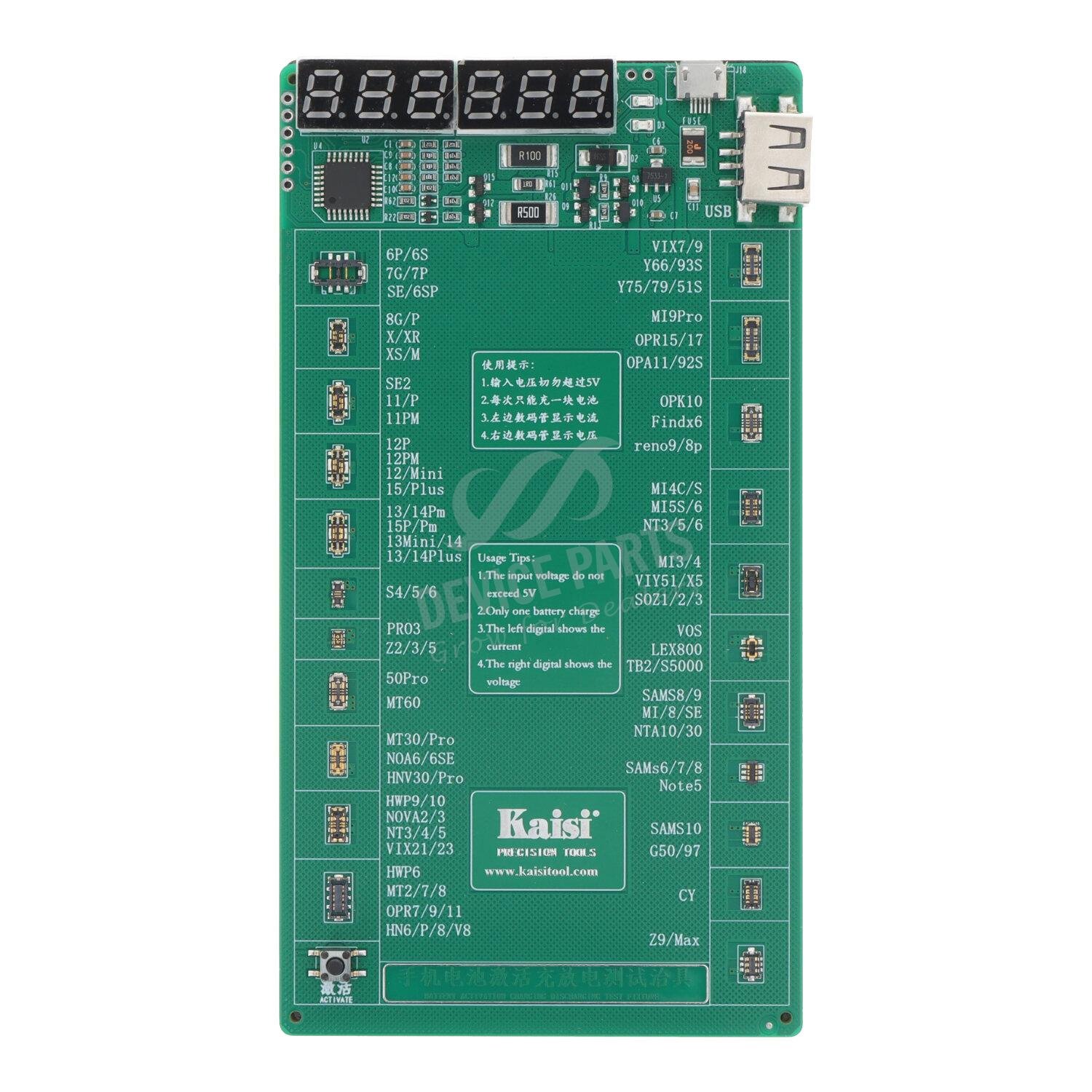 as137992_2405257407_1.jpg KAISI K-9208 V24 Activated And Charging Jig Of Mobile Battery Instruction Support iPhone 15 Series - Image 1
