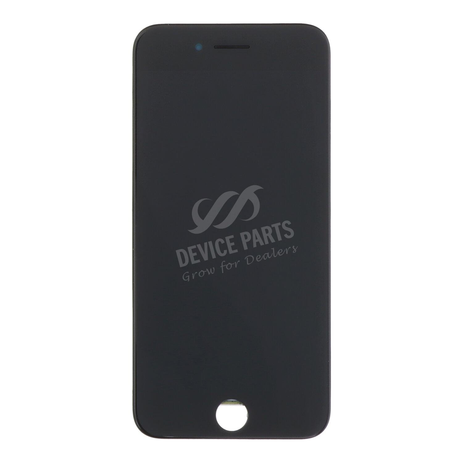 as139772_2403132627_1.jpg Screen Replacement With Small Parts without Home Button Flex Cable for iPhone 7 Black OEM R - Image 1