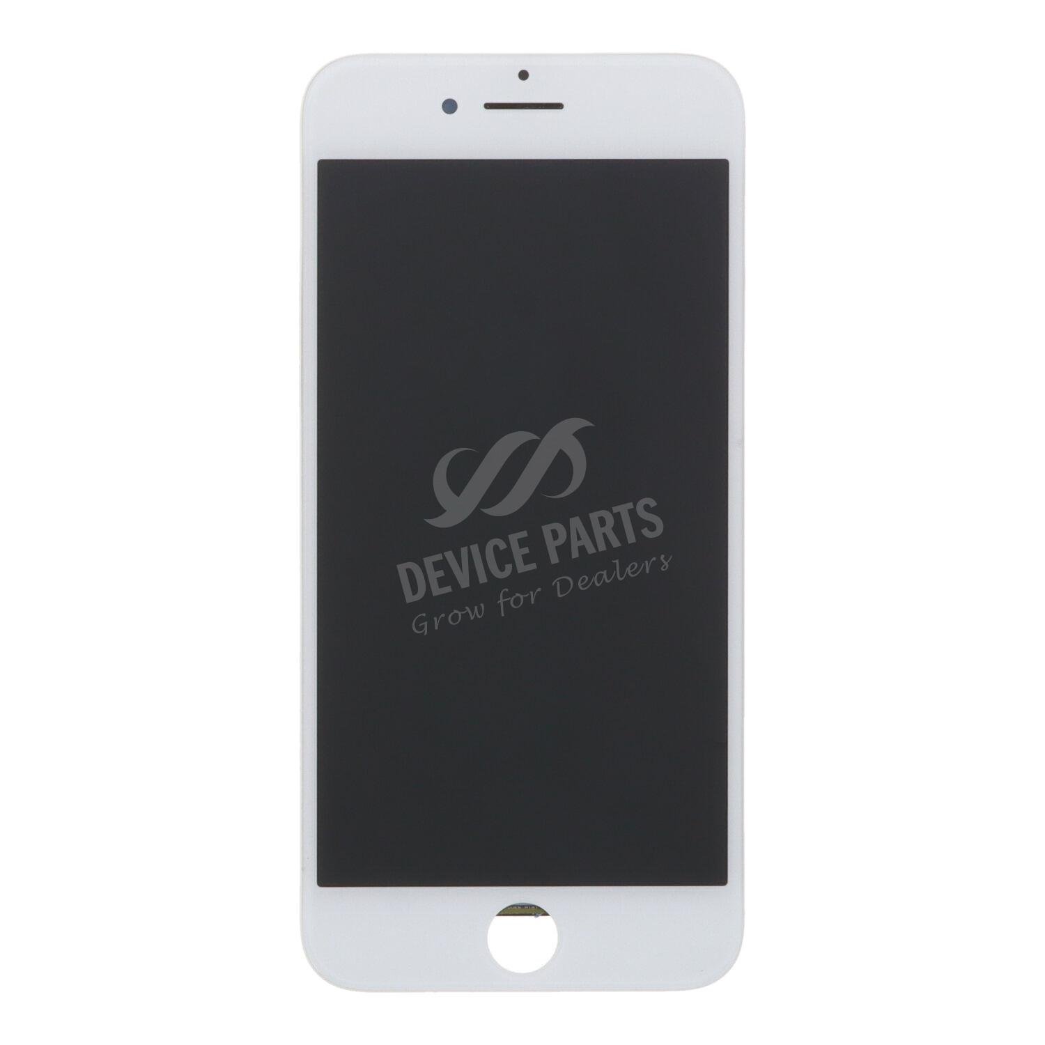 as139773_2404094385_1.jpg Screen Replacement With Small Parts without Home Button Flex Cable for iPhone 7 White OEM R - Image 1