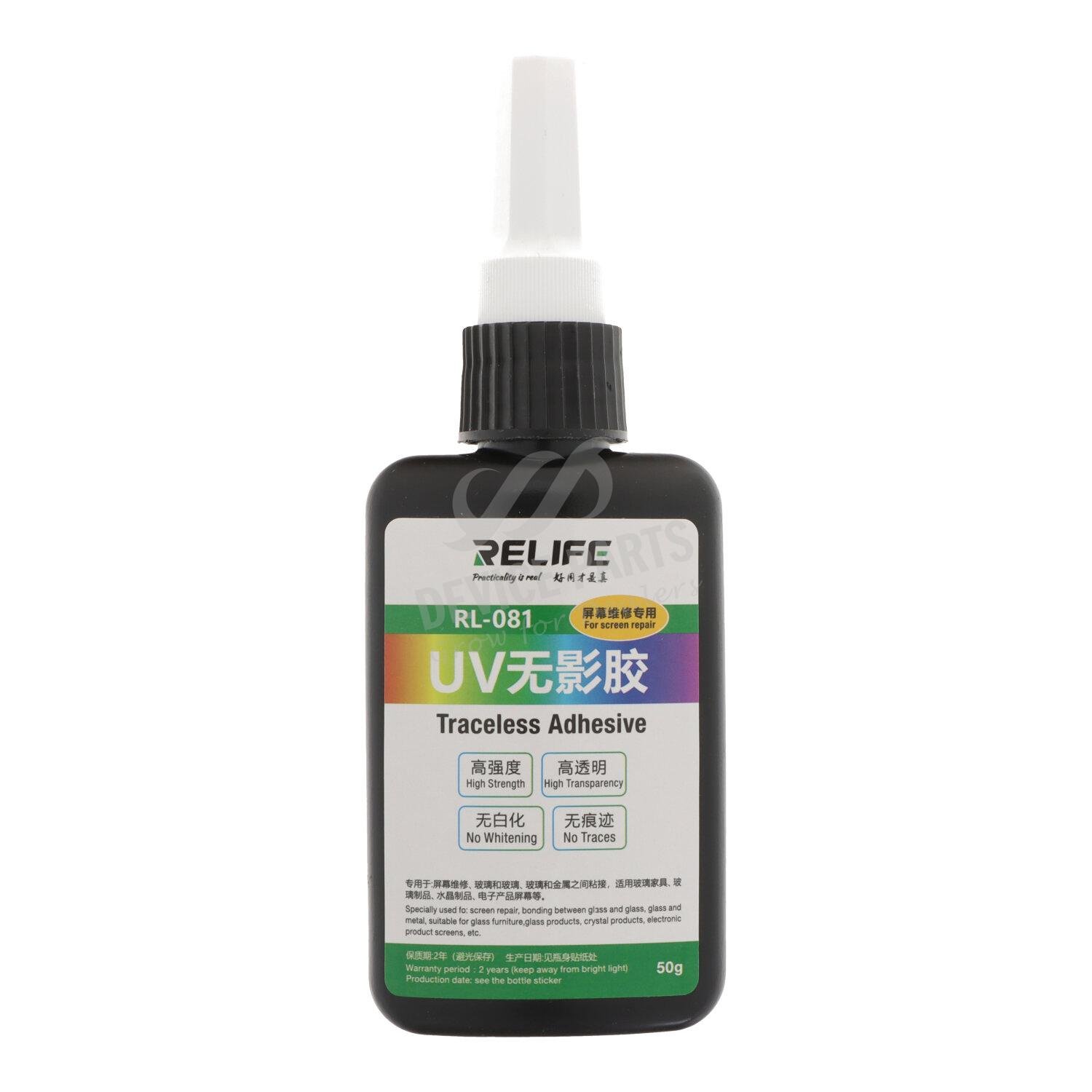 as141002_2407066566_1.jpg RELIFE RL-081 50g UV Traceless Adhesive for Screen Cracked Repair - Image 1