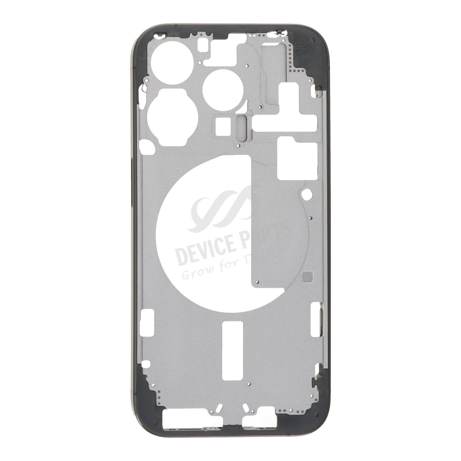 as142473_2501103056_1.jpg Middle Frame with Side Buttons + SIM Card Tray for iPhone 15 Pro A3102 European Version Black Titanium HQ - Image 1