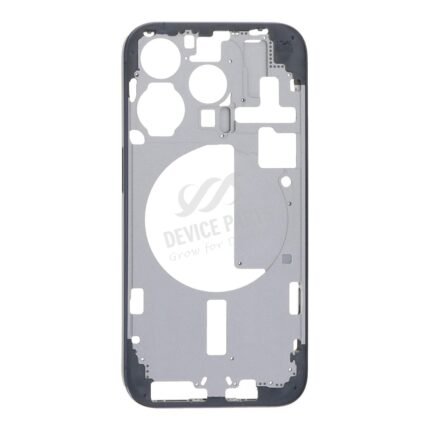 Middle Frame with Side Buttons + SIM Card Tray for iPhone 15 Pro A3102 European Version Blue Titanium HQ