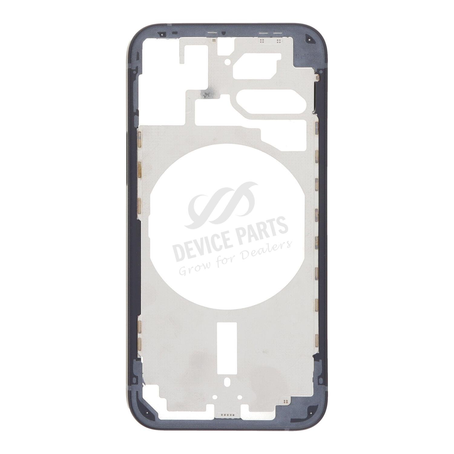 as142485_2405105011_1.jpg Middle Frame with Side Buttons + SIM Card Tray for iPhone 12 Mini European Version Black HQ - Image 1