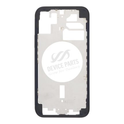 Middle Frame with Side Buttons + SIM Card Tray for iPhone 12 European Version Black HQ
