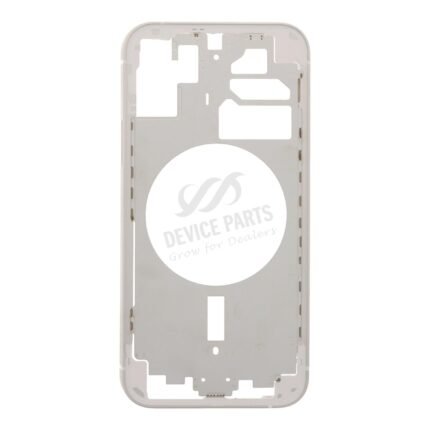 Middle Frame with Side Buttons + SIM Card Tray for iPhone 12 European Version White HQ