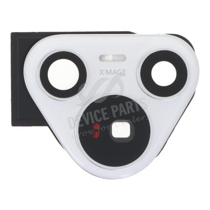 Back Camera Lens and Bezel for Huawei Pura 70 White Ori