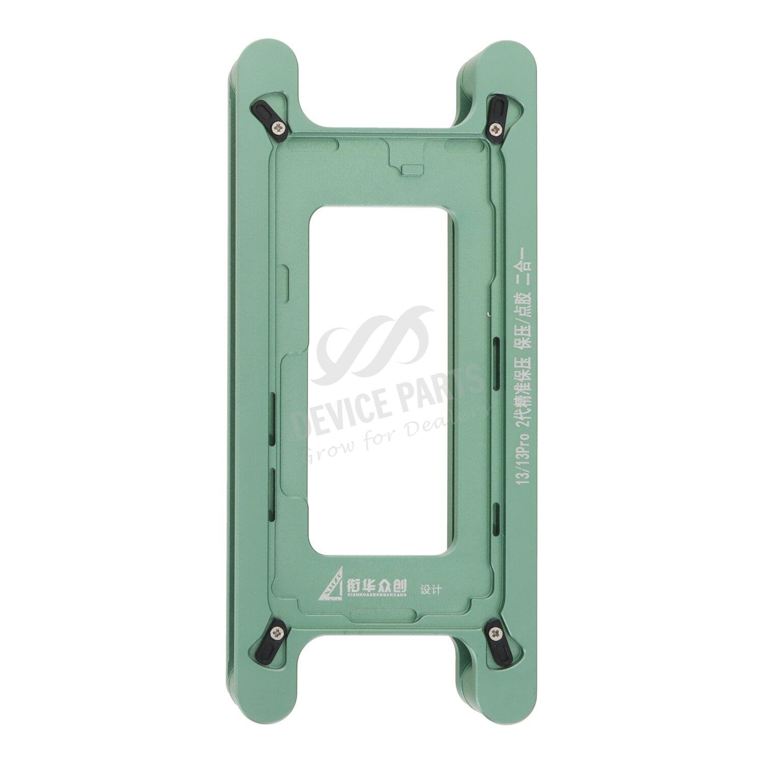 as144950_2501183784_1.jpg XHZC Aluminum alloy Magnetic Press Clamp Mould for iPhone 13/13 Pro 2pcs in one set - Image 1