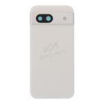 Battery Door + Battery Door Adhesive + Back Camera Lens and Bezel for Google Pixel 8a Porcelain Ori