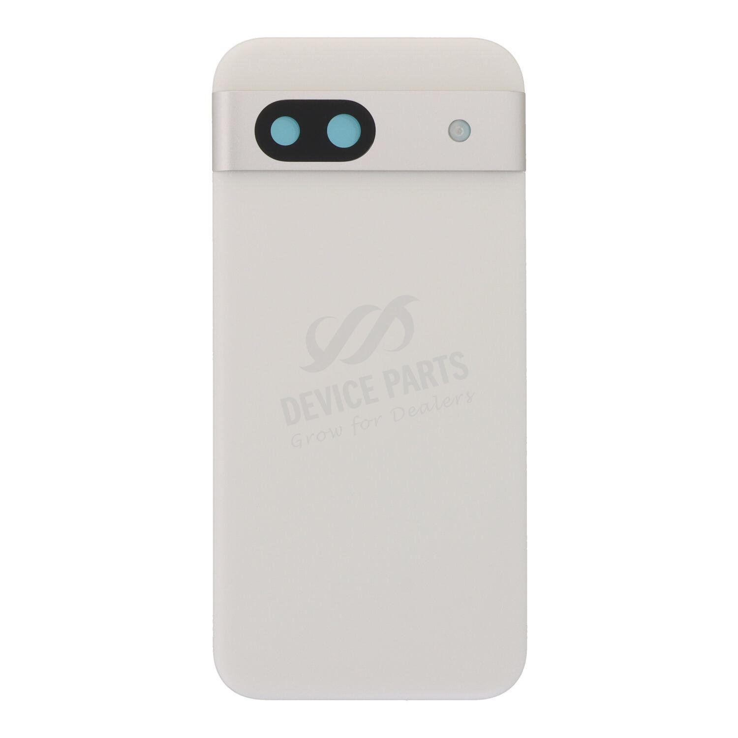 as145238_2407049000_1.jpg Battery Door + Battery Door Adhesive + Back Camera Lens and Bezel for Google Pixel 8a Porcelain Ori - Image 1
