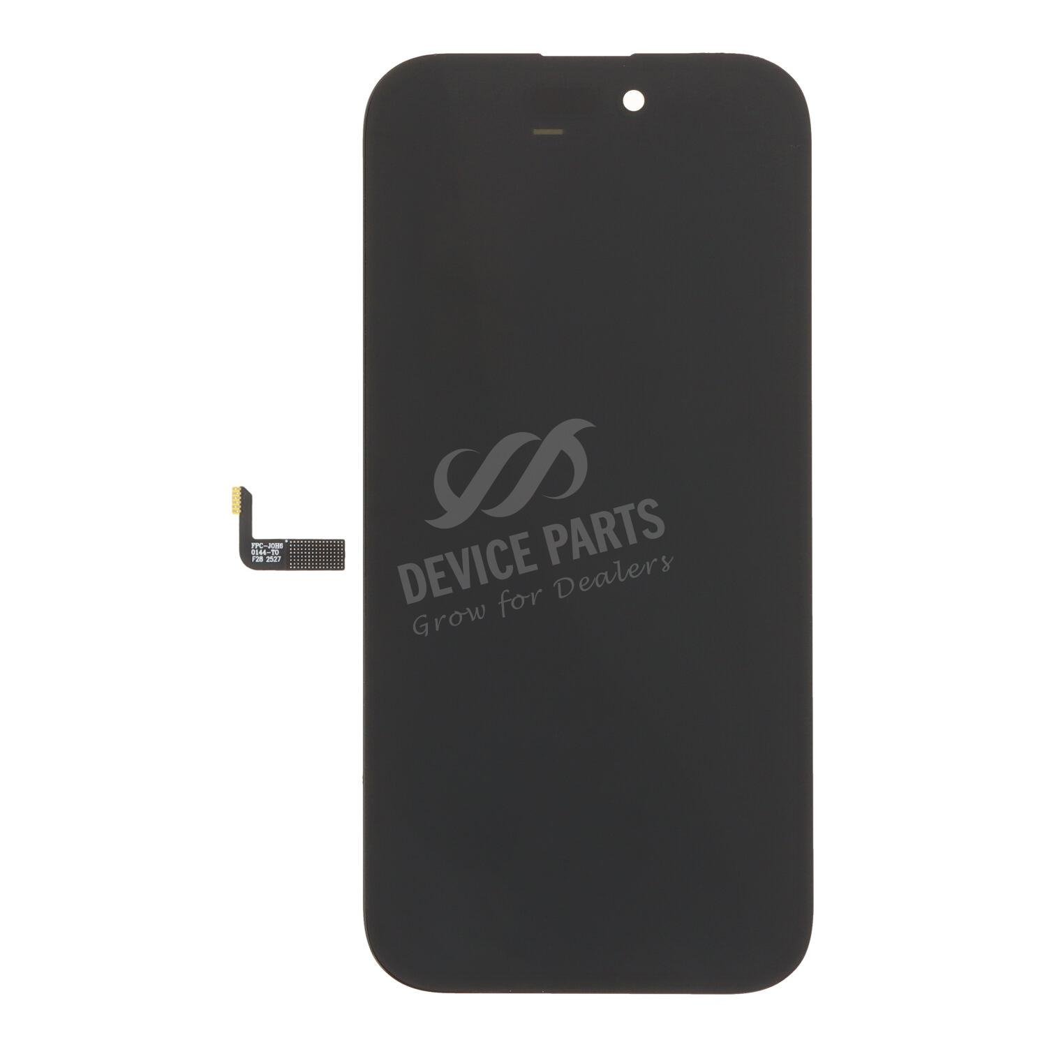 as145513_2508074162_1.jpg Screen Replacement for iPhone 15 GX Hard OLED Black HQ - Image 1