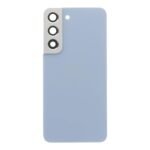 Battery Door + Battery Door Adhesive + Back Camera Lens and Bezel for Samsung Galaxy S22 5G Blue Ori