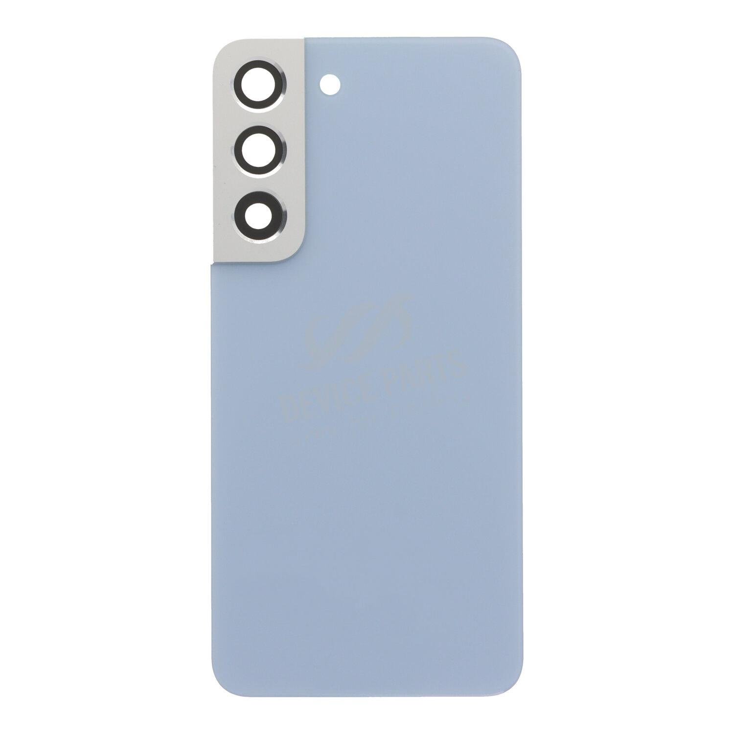 as146405_2407164942_1.jpg Battery Door + Battery Door Adhesive + Back Camera Lens and Bezel for Samsung Galaxy S22 5G Blue Ori - Image 1