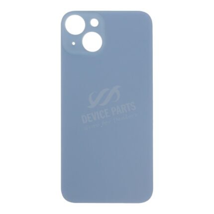 Battery Door with Adhesive for iPhone 14 Large Hole Blue without Logo OEM