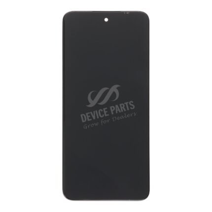 Screen Replacement With Frame for Motorola Moto G34 Black HQ