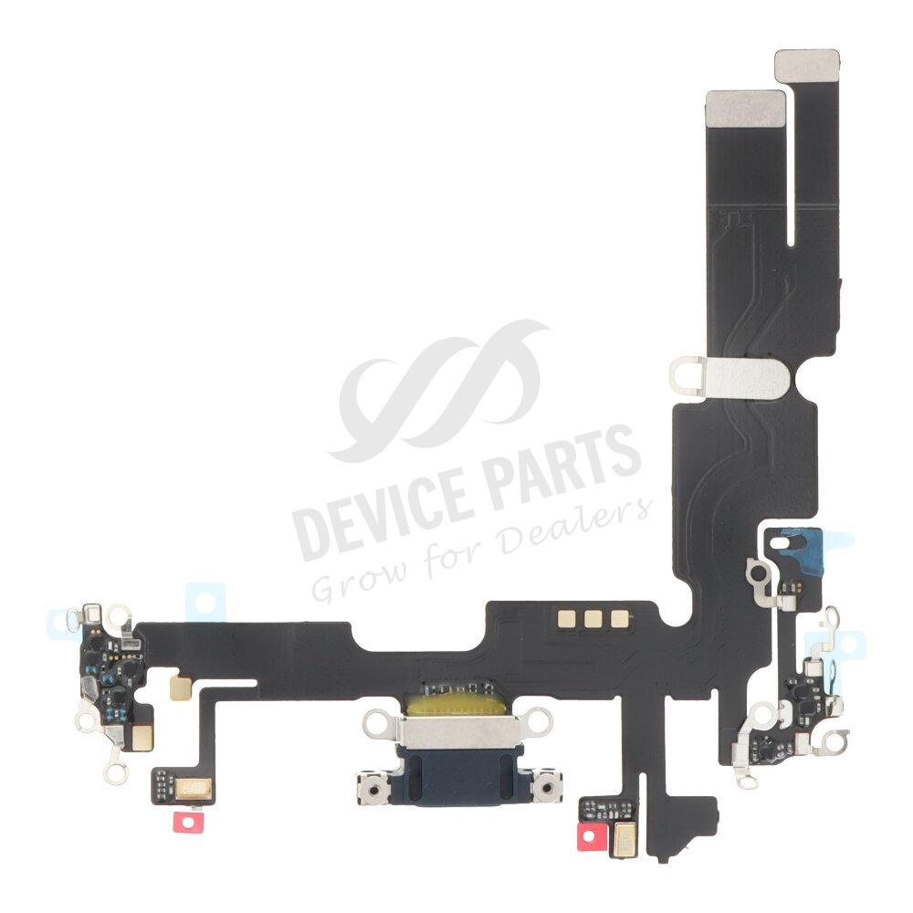as146766_2407119840_1.jpg Charging Port Flex Cable for iPhone 14 Plus Black OEM - Image 1