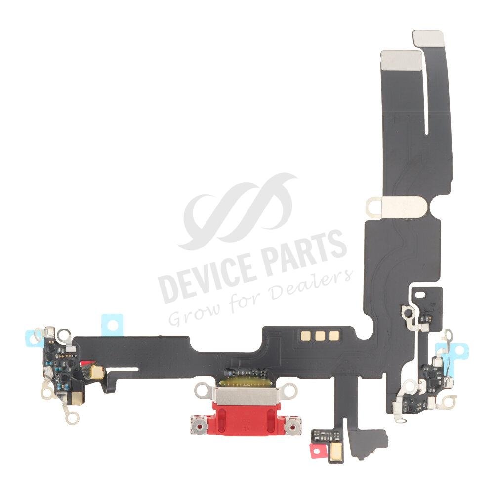 as146768_2407163113_1.jpg Charging Port Flex Cable for iPhone 14 Plus Red OEM - Image 1