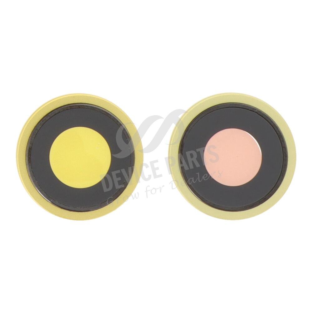 as147216_2407198980_1.jpg Back Camera Lens and Bezel for iPhone 14/14 Plus Yellow Ori 2pcs in one set - Image 1
