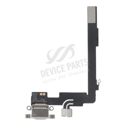 Charging Port Flex Cable for iPhone 16 Pro Max White Titanium HQ