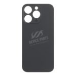 Battery Door with Adhesive for iPhone 16 Pro Large Hole Black Titanium OEM