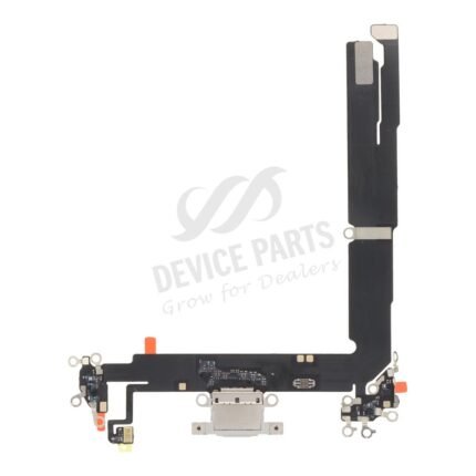 Charging Port Flex Cable for iPhone 16 Plus White OEM