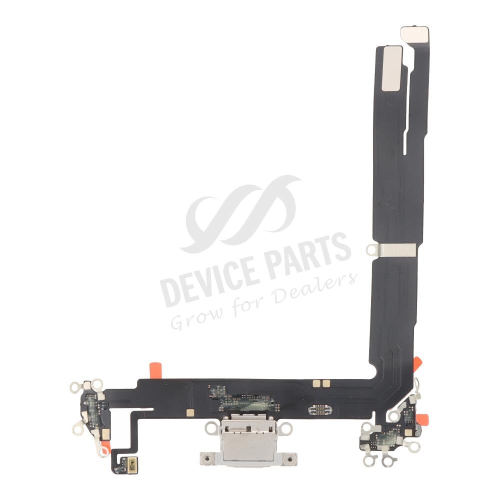 as151719_2501224049_1.jpg Charging Port Flex Cable for iPhone 16 Plus White HQ - Image 1