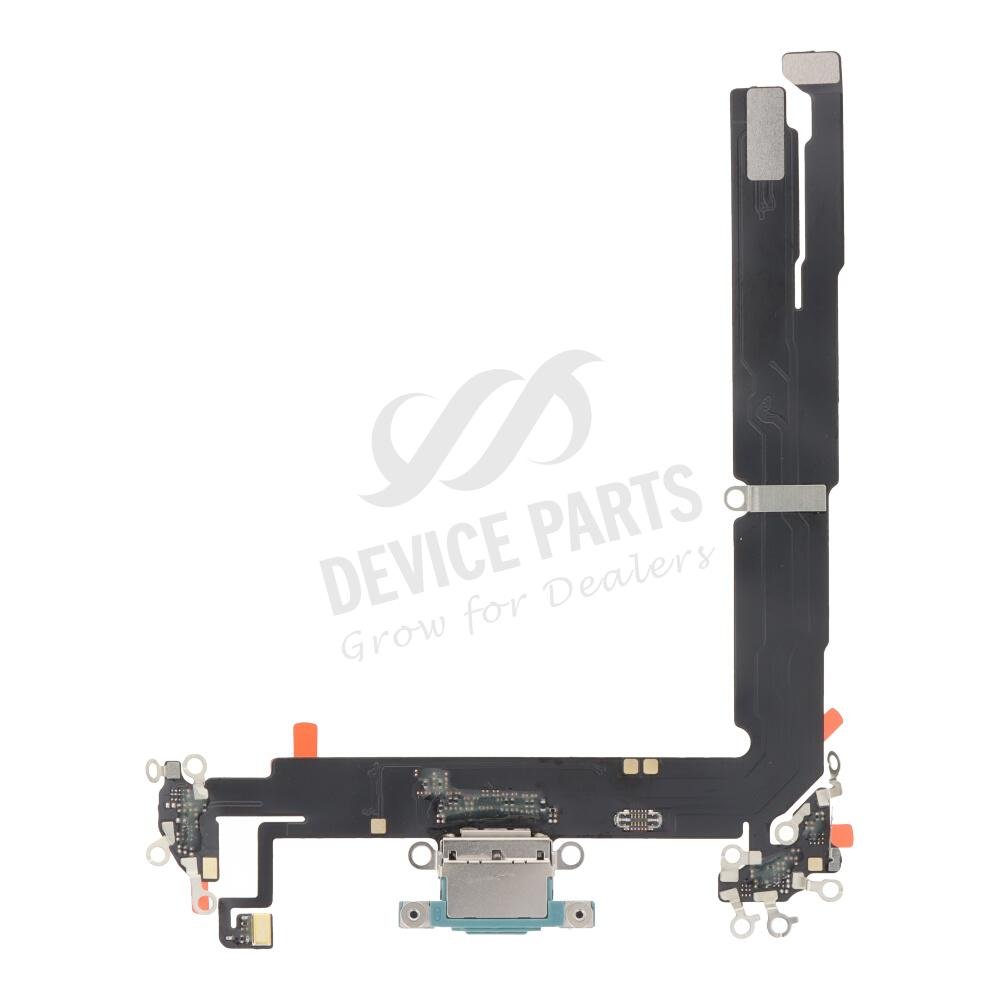 as151722_2501224221_1.jpg Charging Port Flex Cable for iPhone 16 Plus Teal HQ - Image 1