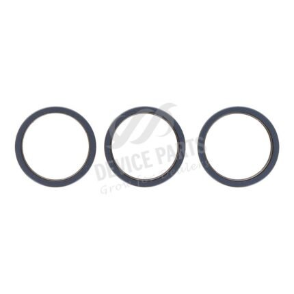 Rear Camera iron Ring Bezel for iPhone 15 Pro Max Blue Titanium Ori 3pcs in one set