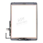 Touch Screen + Touch Screen Adhesive with Gold Fingerprint Sensor Flex Cable for iPad 9.7 2018(iPad 6th) White OEM - Image 2