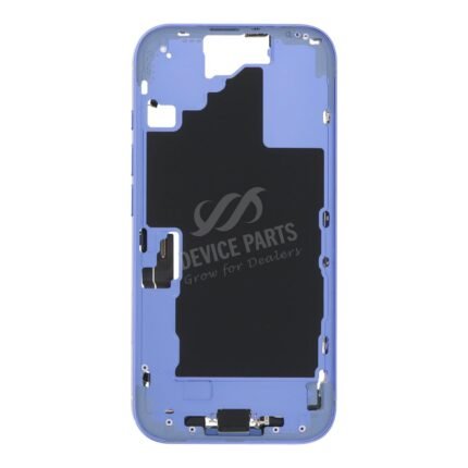Middle Frame Assembly with Side Buttons + SIM Card Tray for iPhone 16 European Version Ultramarine OEM