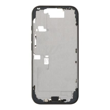 Middle Frame Assembly with Side Buttons + SIM Card Tray for iPhone 16 Pro European Version Black Titanium OEM