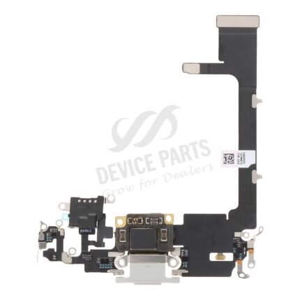Charging Port Flex Cable with Board for iPhone 11 Pro White Ori