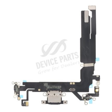 Charging Port Flex Cable for iPhone 16 Black HQ