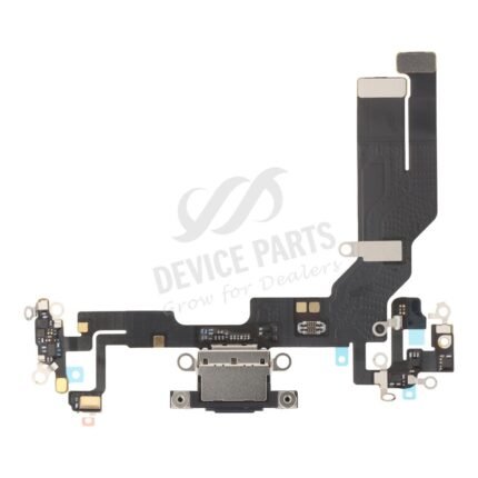 Charging Port Flex Cable for iPhone 16e Black Ori