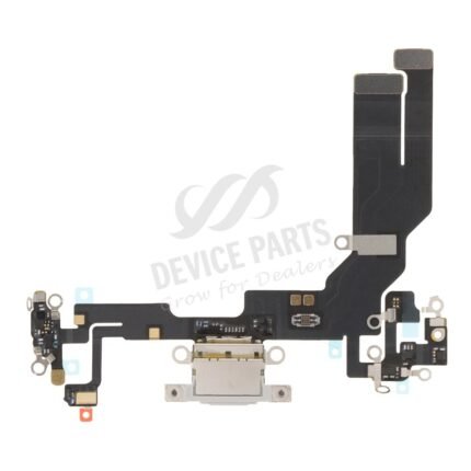 Charging Port Flex Cable for iPhone 16e White Ori