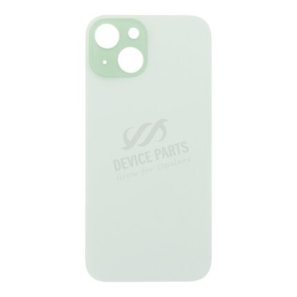 Battery Door with Adhesive for iPhone 15 Small Hole Green without Logo OEM