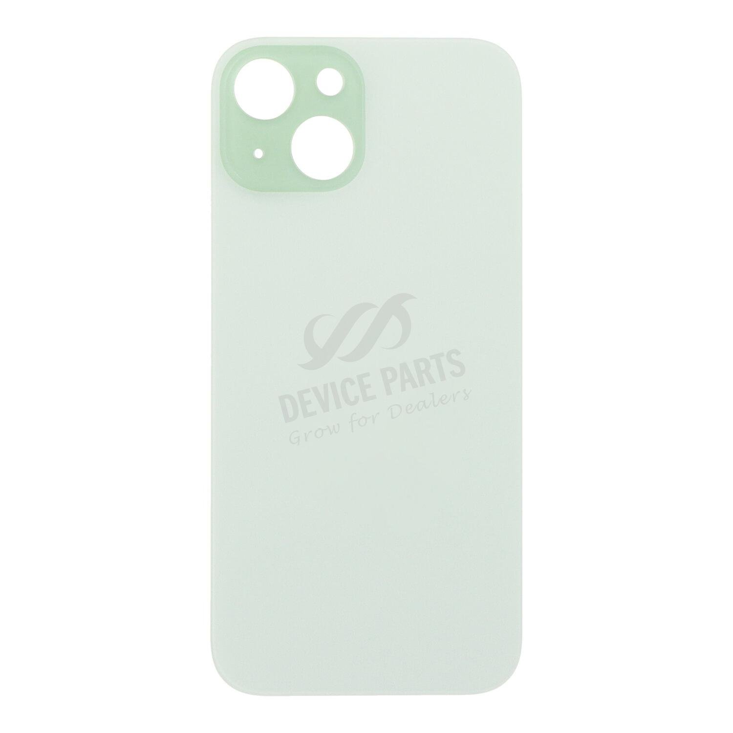 as164194_2504101113_1.jpg Battery Door with Adhesive for iPhone 15 Small Hole Green without Logo OEM - Image 1
